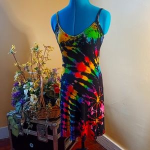 Culture Shop tie dye hippy tank dress